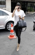 KENDALL JENNER Out and About in Paris 07/05/2015