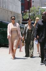 KIM and KHLOE KARDASHIAN and KYLIE and KENDALL JENNER Leaves Pantages Theater in Hollywood