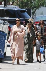 KIM and KHLOE KARDASHIAN and KYLIE and KENDALL JENNER Leaves Pantages Theater in Hollywood