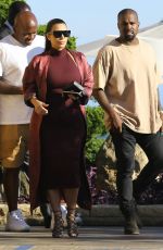 KIM KARDASHIAN and Kanye West at Nobu Restaurant in Malibu 07/11/2015