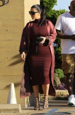 KIM KARDASHIAN and Kanye West at Nobu Restaurant in Malibu 07/11/2015