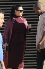KIM KARDASHIAN and Kanye West at Nobu Restaurant in Malibu 07/11/2015