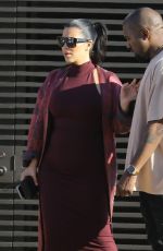 KIM KARDASHIAN and Kanye West at Nobu Restaurant in Malibu 07/11/2015