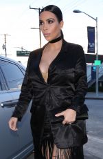 KIM KARDASHIAN Arrives at Craig
