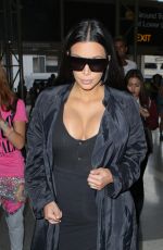 KIM KARDASHIAN at LAX Airport in Los Angeles 07/19/2015