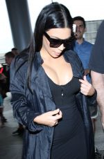 KIM KARDASHIAN at LAX Airport in Los Angeles 07/19/2015