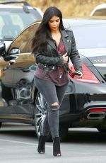 KIM KARDASHIAN on the Set of Keeping Up With The Kardshians at Bowling Alley 07/01/2015