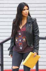 KIM KARDASHIAN on the Set of Keeping Up With The Kardshians at Bowling Alley 07/01/2015
