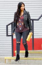 KIM KARDASHIAN on the Set of Keeping Up With The Kardshians at Bowling Alley 07/01/2015