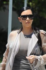 KIM KARDASHIAN on the Set of Keeping Up With The Kardshians at Hugo