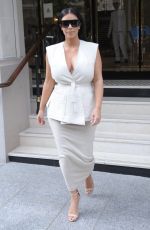 KIM KARDASHIAN Out and About in Paris 07/21/2015
