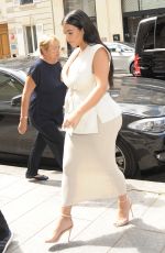 KIM KARDASHIAN Out and About in Paris 07/21/2015