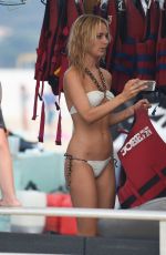 KIMBERLEY GARNER in Bikini at a Beach in St. Tropez 07/20/2015