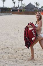 KIMBERLEY GARNER in Bikini at a Beach in St. Tropez 07/20/2015
