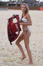 KIMBERLEY GARNER in Bikini at a Beach in St. Tropez 07/20/2015