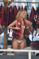 KIMBERLEY GARNER in Bikini at a Beach in St. Tropez 07/20/2015