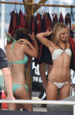 KIMBERLEY GARNER in Bikini at a Beach in St. Tropez 07/20/2015