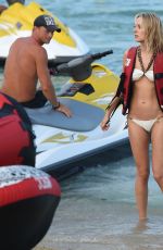 KIMBERLEY GARNER in Bikini at a Beach in St. Tropez 07/20/2015