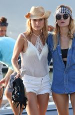 KIMBERLEY GARNER Out and About in Saint Tropez 07/25/2015