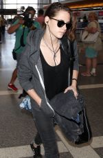 KRISTEN STEWART Arrives at Charles de Gaulle Airport in Paris 07/20/2015