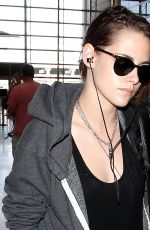 KRISTEN STEWART Arrives at Charles de Gaulle Airport in Paris 07/20/2015