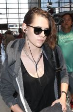 KRISTEN STEWART Arrives at Los Angeles International Airport 07/19/2015