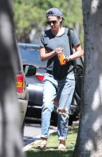 KRISTEN STEWART in Jenas Out and About in Los Angeles 07/02/2015