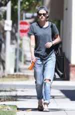 KRISTEN STEWART in Jenas Out and About in Los Angeles 07/02/2015