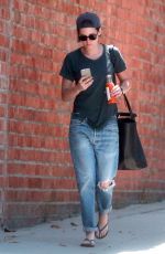 KRISTEN STEWART in Jenas Out and About in Los Angeles 07/02/2015