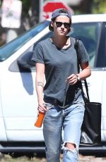 KRISTEN STEWART in Jenas Out and About in Los Angeles 07/02/2015