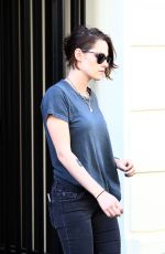 KRISTEN STEWART Leaves Chanel Headquarters in Paris 07/06/2015