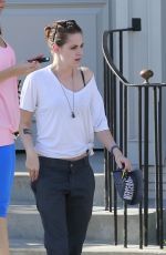 KRISTEN STEWART Out and About in Los Angeles 07/29/2015