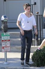 KRISTEN STEWART Out and About in Los Angeles 07/29/2015