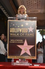 KRISTIN CHENOWETH Honored with a Star on the Hollywood Walk of Fame in Los Angeles