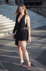 KRISTINA BAZAN at Atelier Versace Fashion Show in Paris