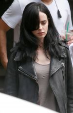 KRTSTEN RITTER on the Set of A.K.A. Jessica Jones in New York 07/07/2015
