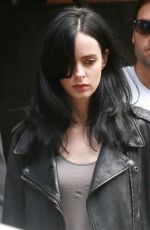 KRTSTEN RITTER on the Set of A.K.A. Jessica Jones in New York 07/07/2015