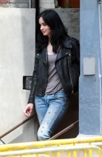 KRTSTEN RITTER on the Set of A.K.A. Jessica Jones in New York 07/07/2015