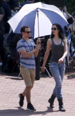 KRYSTEN RITTER on the Set of A.K.A. Jessica Jones in New York 07/20/2015