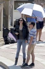 KRYSTEN RITTER on the Set of A.K.A. Jessica Jones in New York 07/20/2015