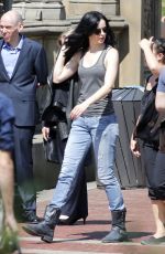 KRYSTEN RITTER on the Set of A.K.A. Jessica Jones in New York 07/20/2015