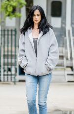 KRYSTER RITTER on the Set of A.K.A. Jessica Jones in New York 07/15/2015