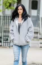 KRYSTER RITTER on the Set of A.K.A. Jessica Jones in New York 07/15/2015