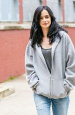KRYSTER RITTER on the Set of A.K.A. Jessica Jones in New York 07/15/2015