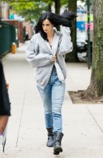 KRYSTER RITTER on the Set of A.K.A. Jessica Jones in New York 07/15/2015