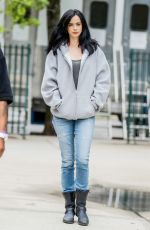 KRYSTER RITTER on the Set of A.K.A. Jessica Jones in New York 07/15/2015