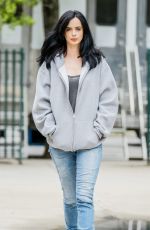 KRYSTER RITTER on the Set of A.K.A. Jessica Jones in New York 07/15/2015