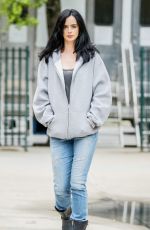 KRYSTER RITTER on the Set of A.K.A. Jessica Jones in New York 07/15/2015