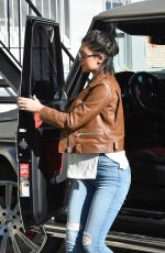 KYLIE JENNER Arrives at a Nail Salon in Beverly Hills 07/13/2015