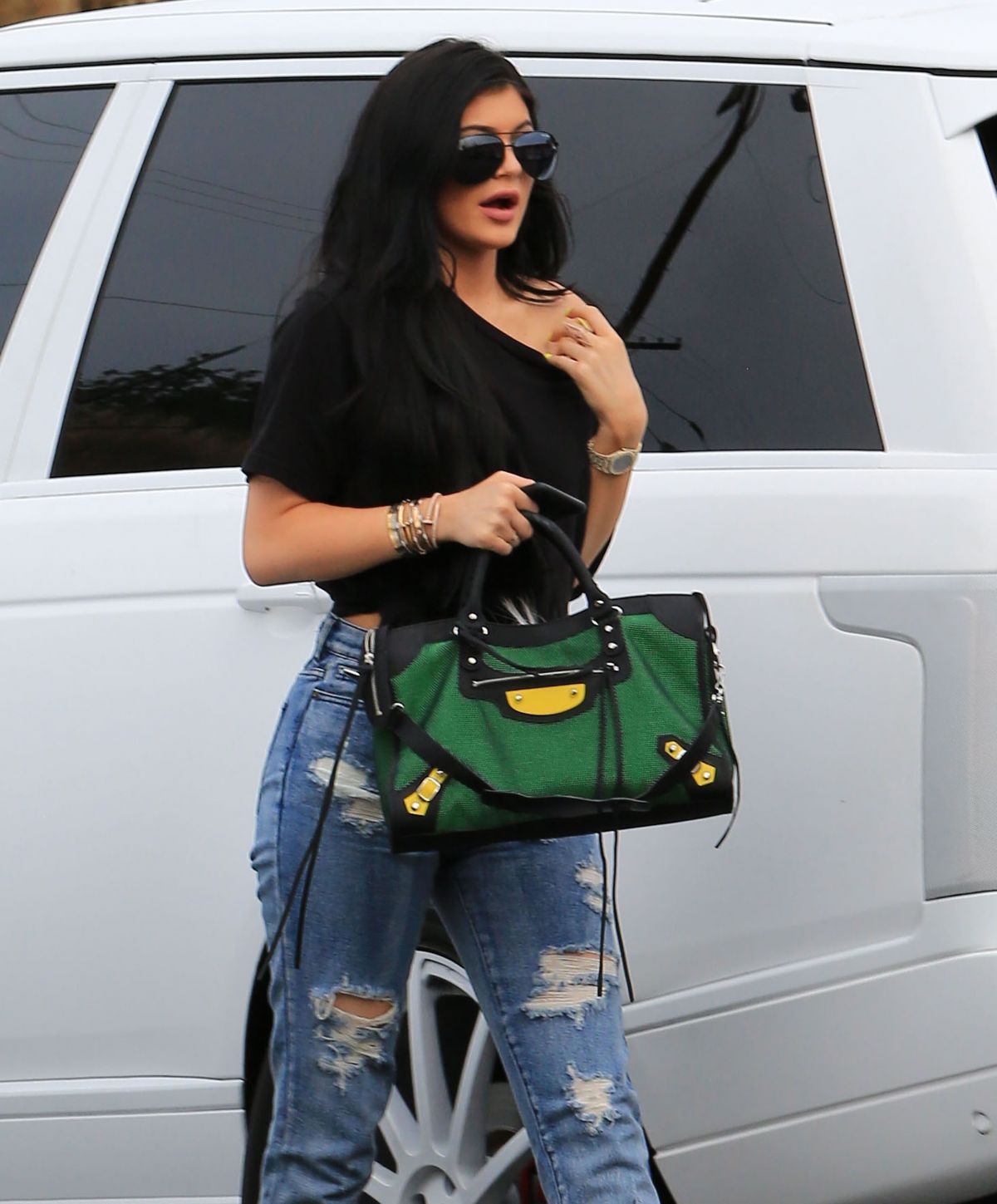 KYLIE JENNER Arrives on the Set of Keeping Up with the Kardashians 07 ...